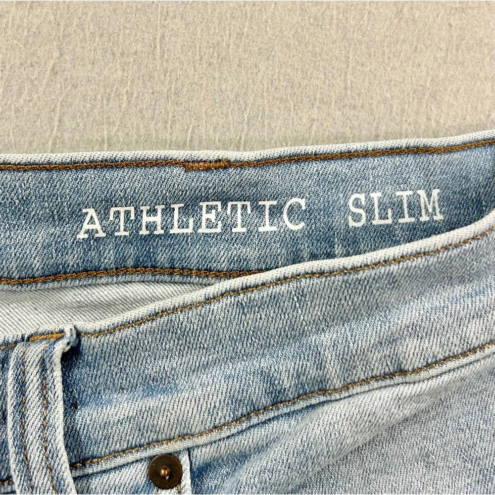 Madewell Jeans Mens 38x30 Blue Athletic Slim Coolmax Straight Leg Stretch Denim